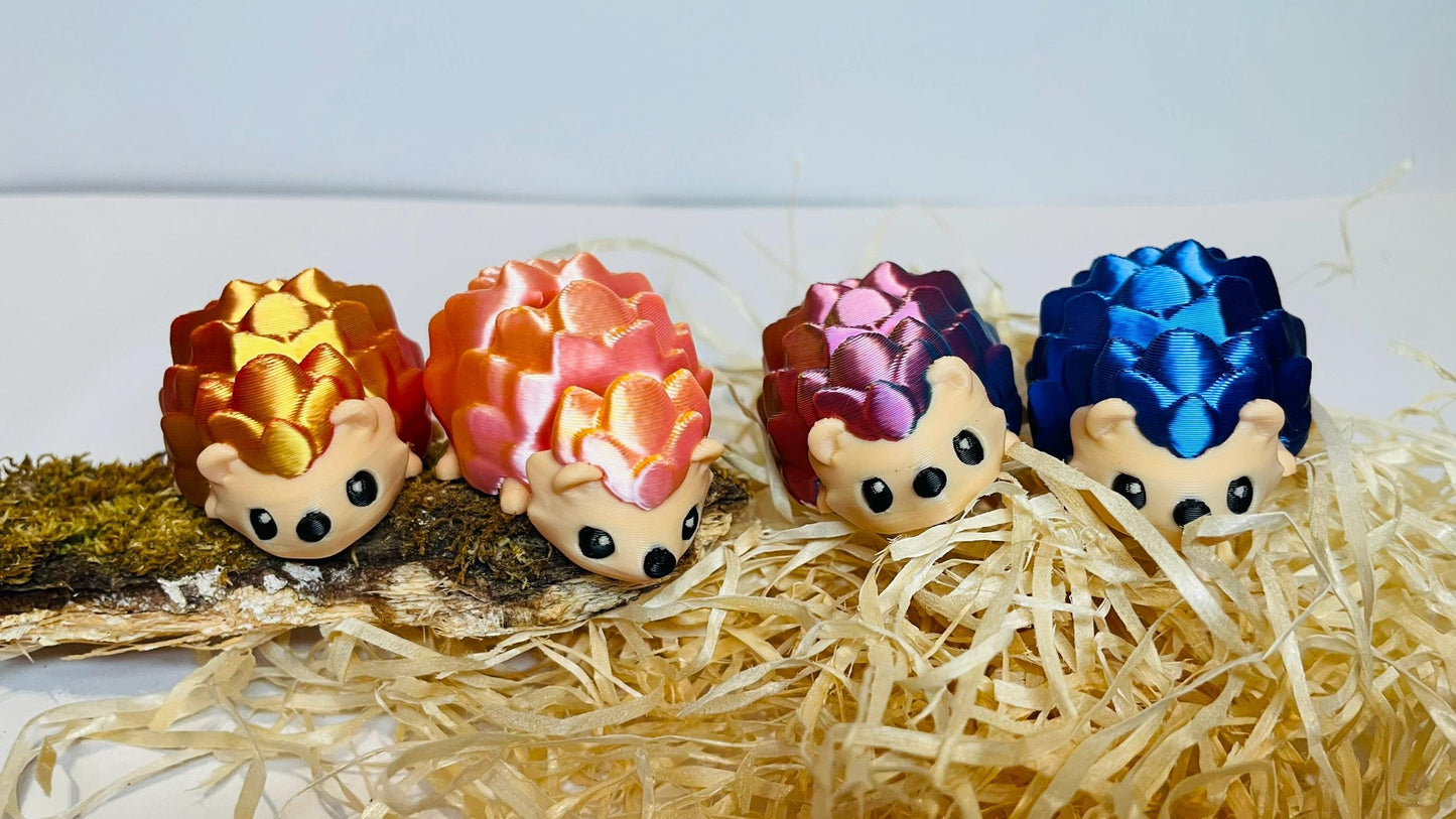 liebevolles Igel Set mit Körbchen | 3D Druck Flexi
