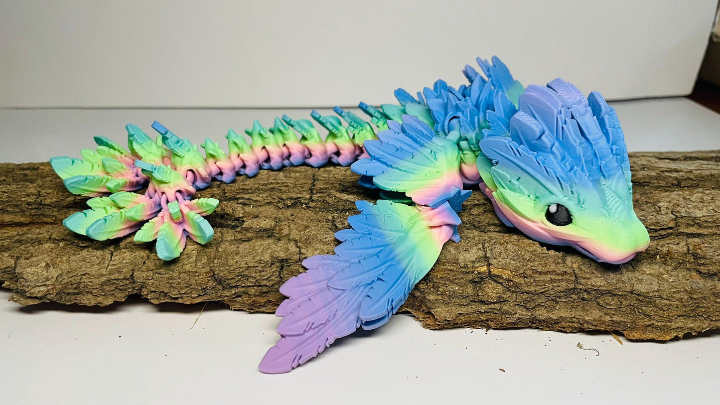 Schmetterling oder Feder Drache - Flexi 3D Druck