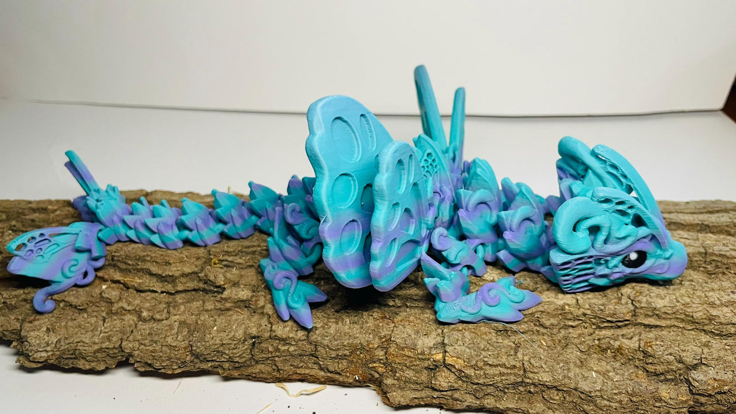 Schmetterling oder Feder Drache - Flexi 3D Druck