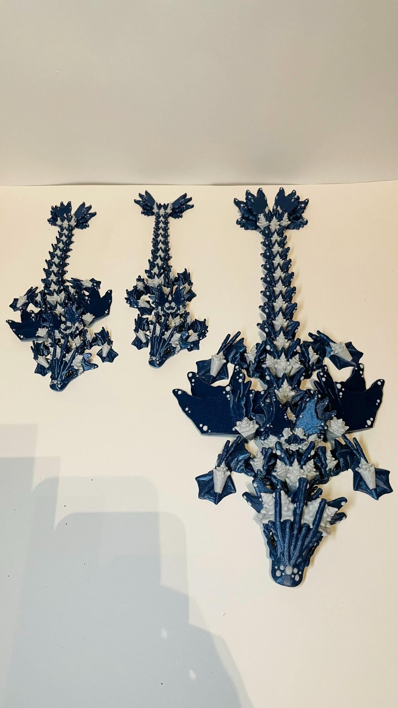 Ocean Drache - Flexi 3D Druck - Meeresdrache Fidget Flexi