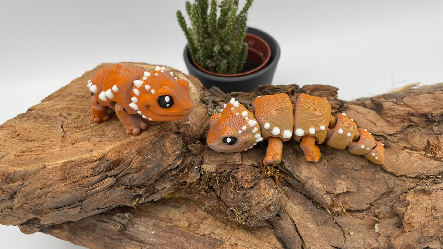 beweglicher Drache (Bartagamen) | 3D Druck Fidget Flexi