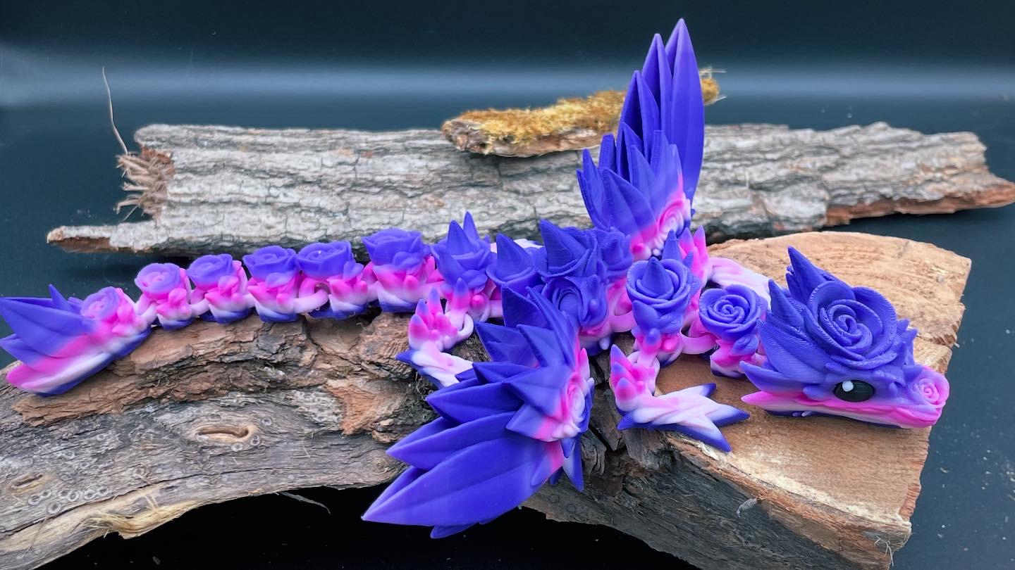 Herz Drachen, Schildkröte | Flexi 3D Druck