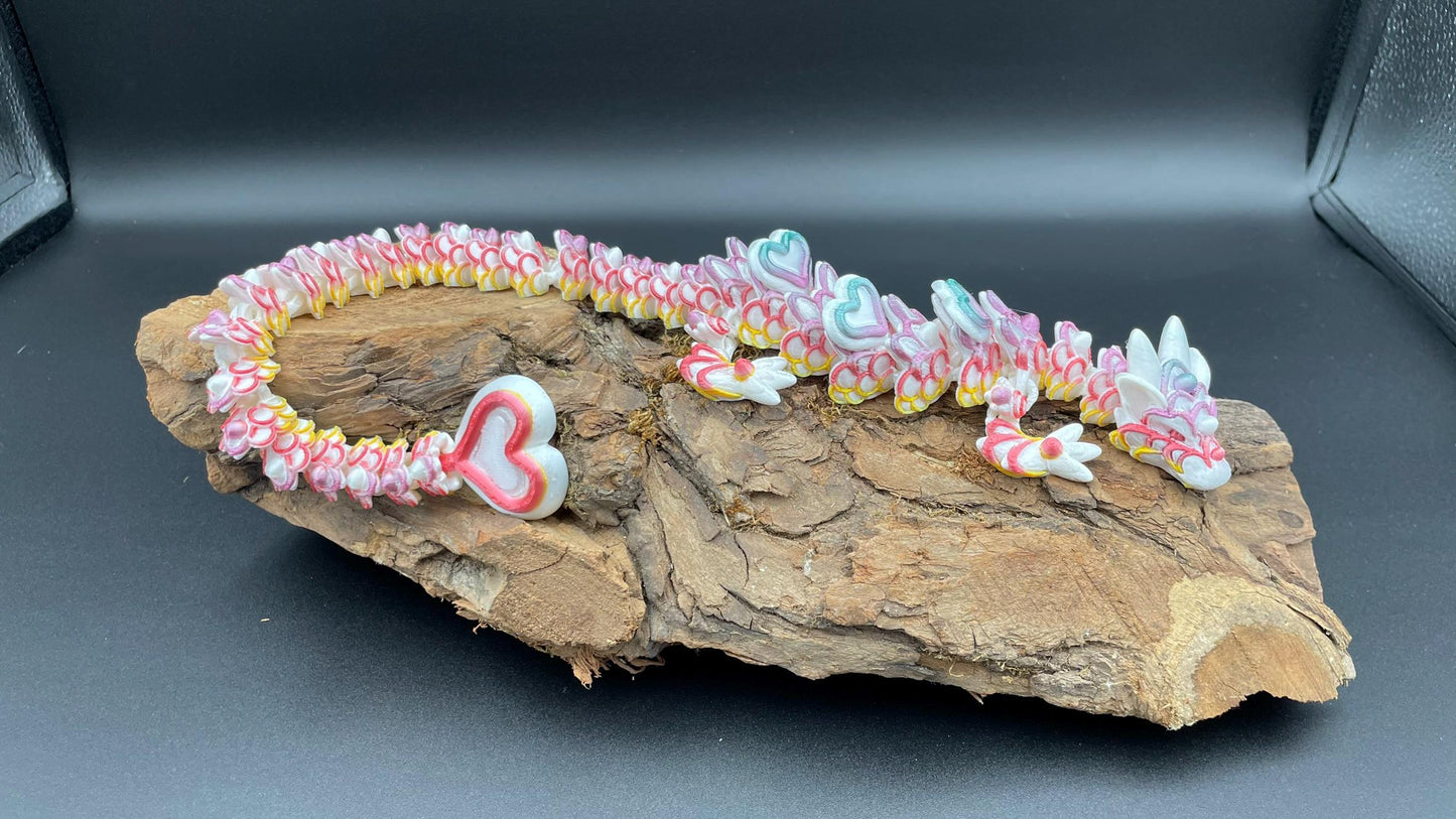 Herz Kuchen Drachen | Flexi 3D Druck