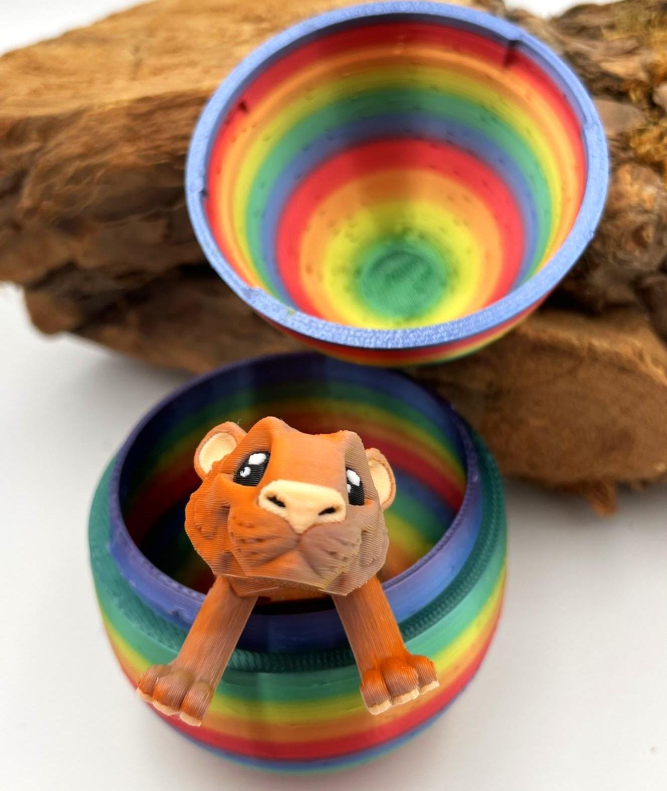 3D-Überraschungs-Ei oder -Paket mit Mini-Flexis – Perfektes Geschenk