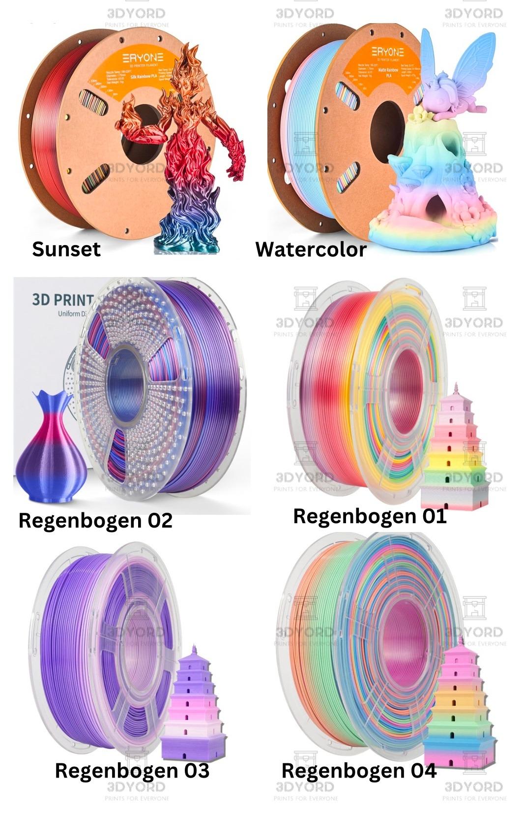 Flexi Schlüsselanhänger versch. Motive 3D Druck