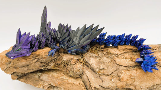 3D-gedruckte Drachen – Tairn & Andarna aus Fourth Wing | Deko und Sammlerstücke