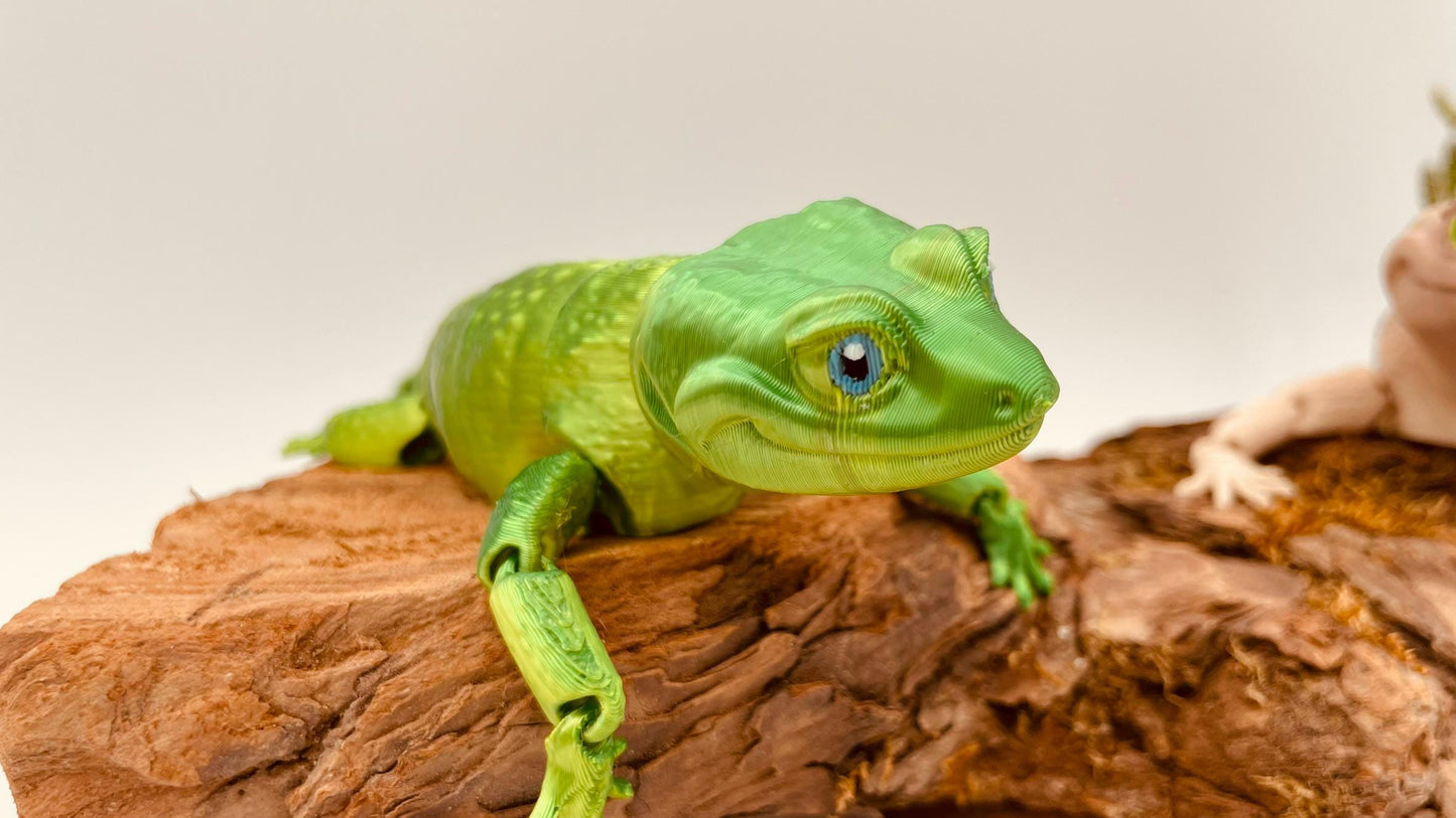 Flexi Leopardgecko – Bewegliche 3D-gedruckte Figur | Deko & Geschenk