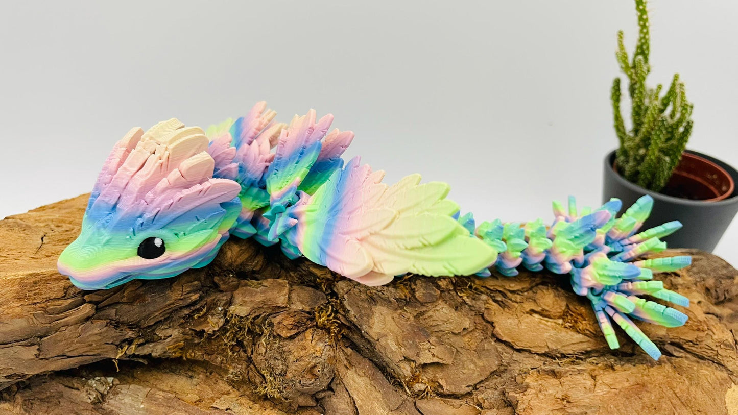 Schmetterling oder Feder Drache - Flexi 3D Druck