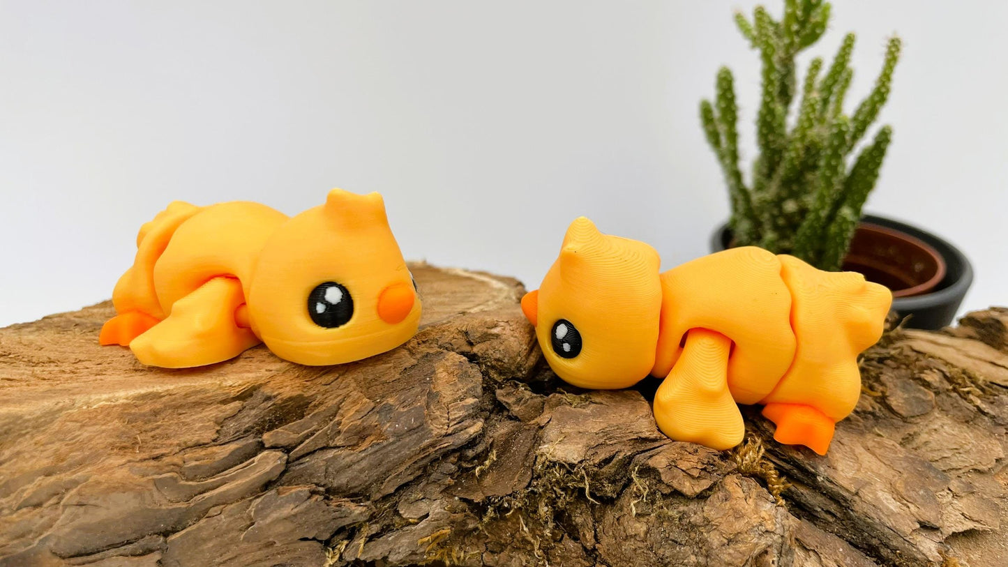 Bewegliches 3D-gedrucktes Osterküken – der perfekte Frühlingsbegleiter!
