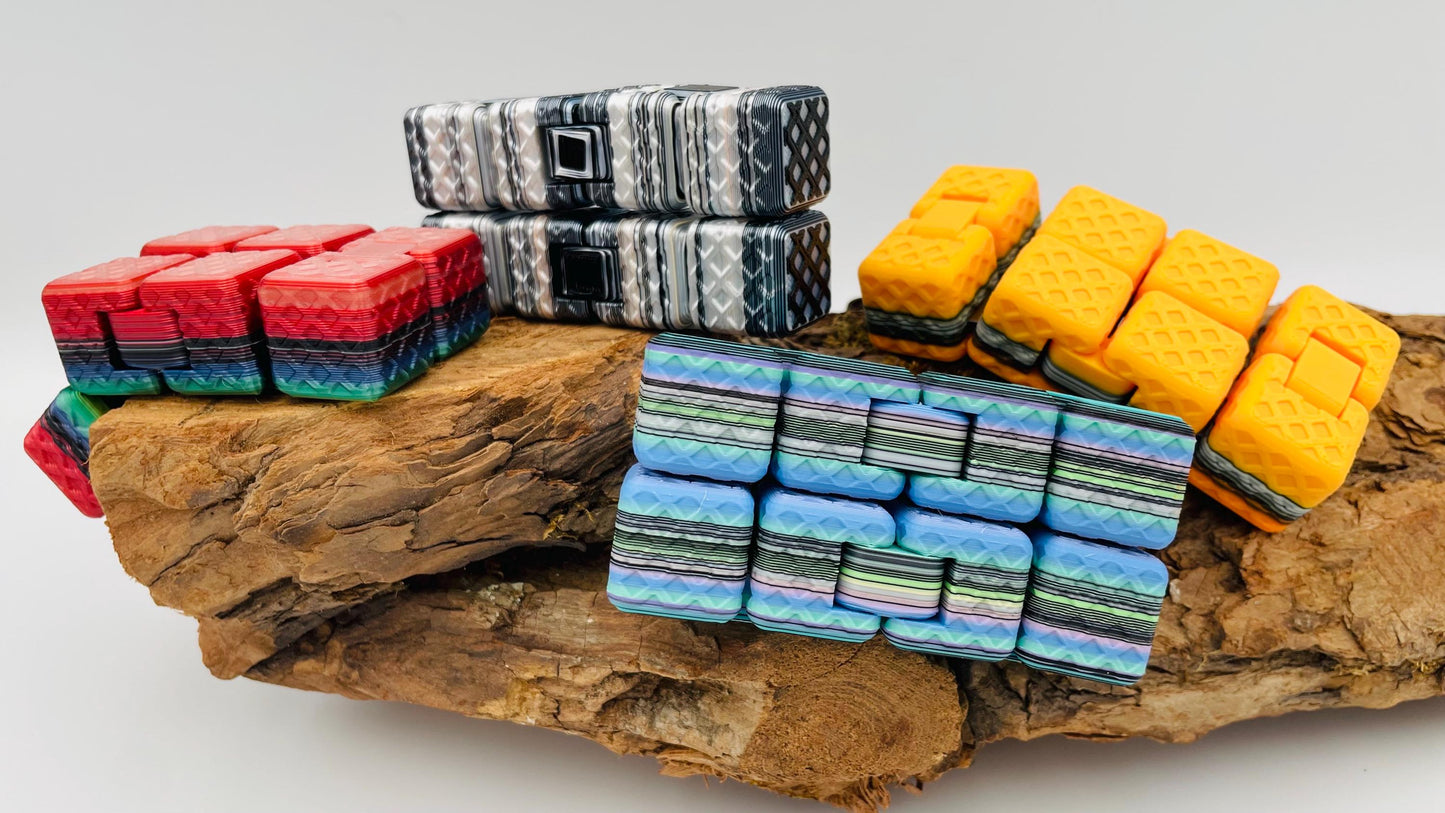 Infinity Cube - Anti-Stress Würfel, Fidget | 3D Druck