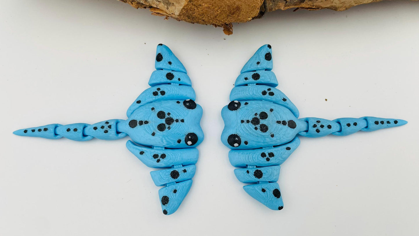 Niedlicher 3D-gedruckter Rochen – Perfekte Dekoration oder Geschenk!