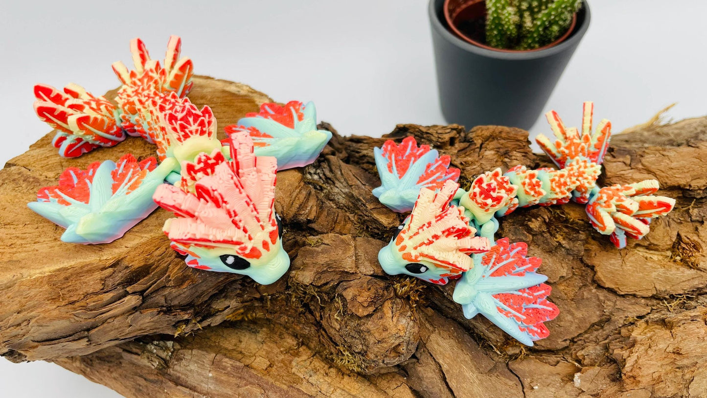 Fliegende Baby Schlange – Magische 3D-gedruckte Kreatur | Flying Serpant