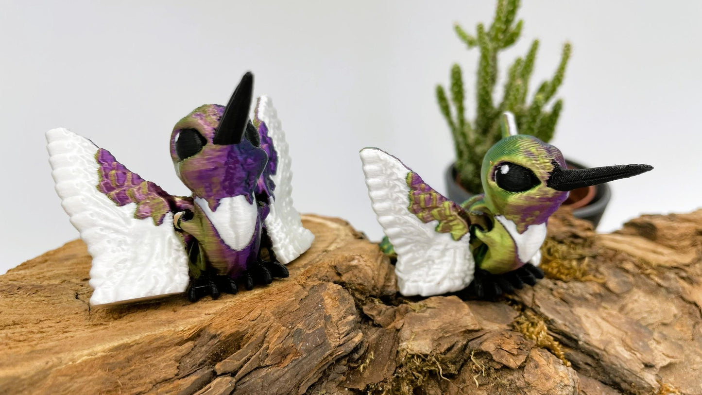 Schimmernder 3D-gedruckter Kolibri – Eleganz in faszinierenden Farben!