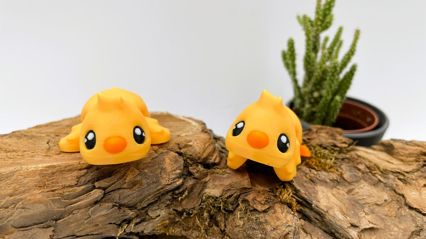 Bewegliches 3D-gedrucktes Osterküken – der perfekte Frühlingsbegleiter!