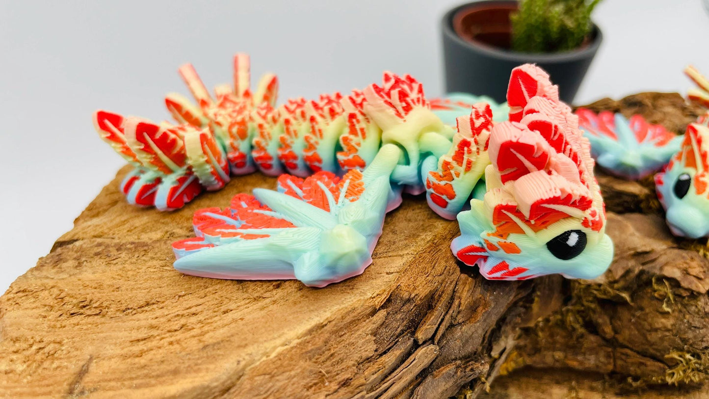 Fliegende Baby Schlange – Magische 3D-gedruckte Kreatur | Flying Serpant
