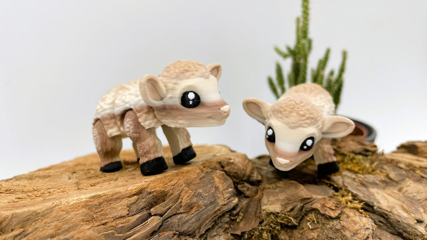 bewegliches Lämmchen | 3D Druck Fidget Flexi