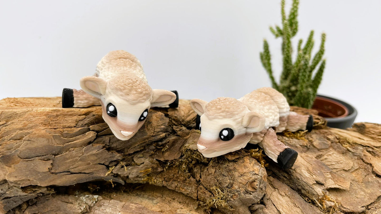 bewegliches Lämmchen | 3D Druck Fidget Flexi