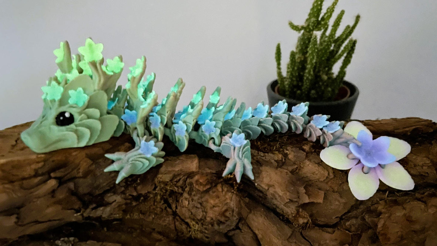 Baby Kirschblüten Drache - Cherry Blossom Dragon– Beweglicher 3D-gedruckter Drache