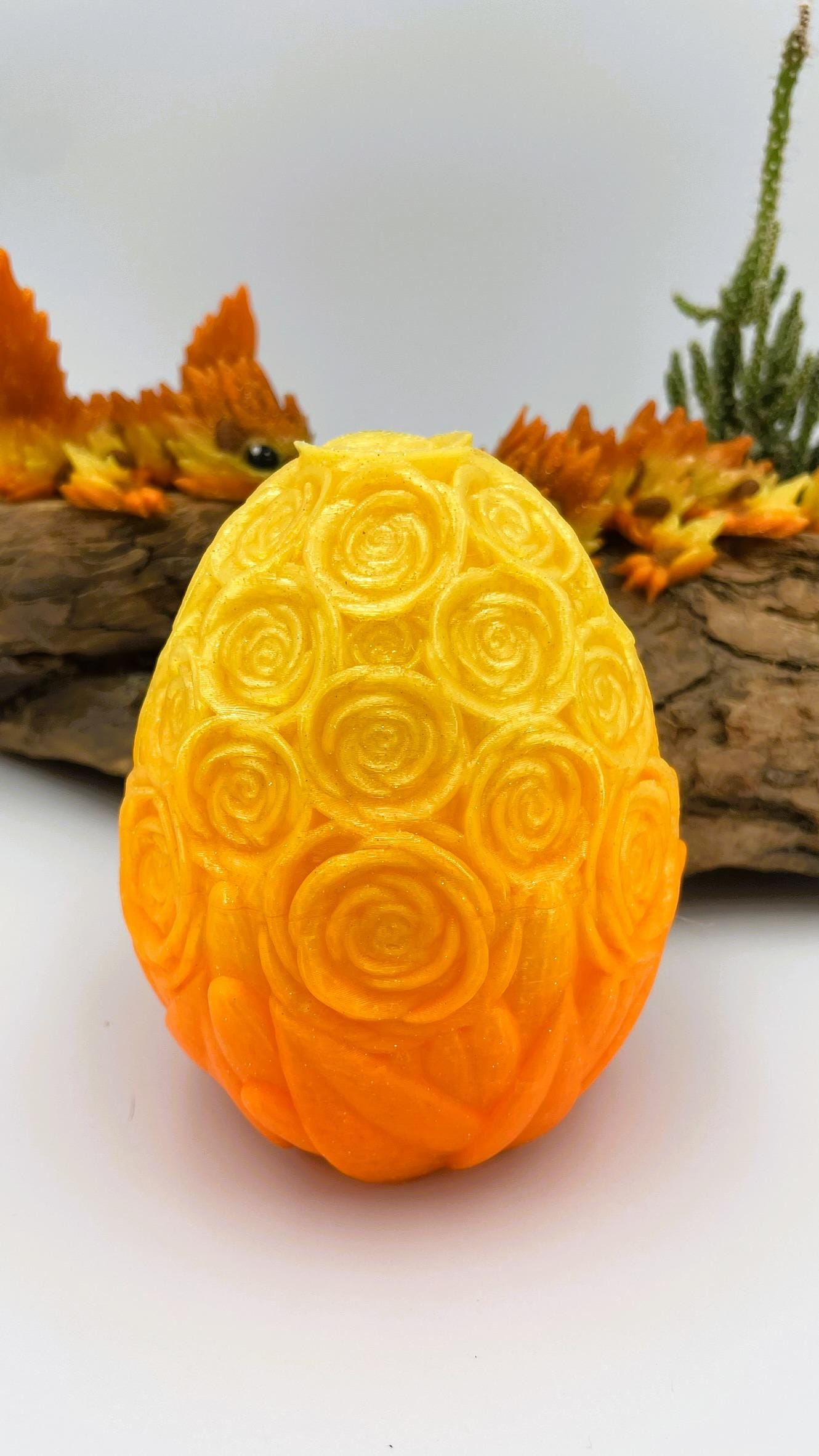 Baby Sonnenblumen Drache – Beweglicher 3D-Druck | Flexi Fidget