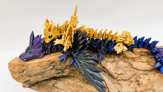 3D-gedruckte Drachen – Tairn & Andarna aus Fourth Wing | Deko und Sammlerstücke