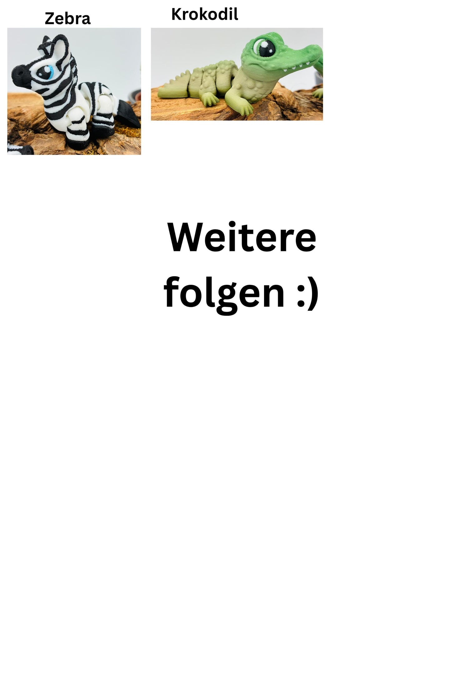 Flexi Tiere für Groß und Klein | 3D Druck Fidget | beweglich | Schreibtischdeko | Geschenkidee | Sets