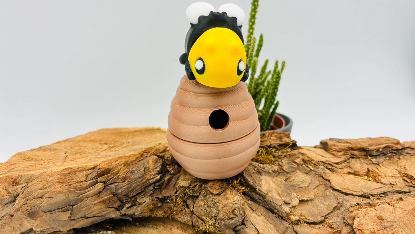 Mini 3D-gedruckte bewegliche Biene – Hummel flexi beweglich