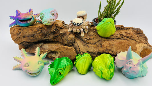 3D-gedruckte Tiermagnete – niedliche Deko & Geschenkidee für Kühlschrank oder Magnetwand