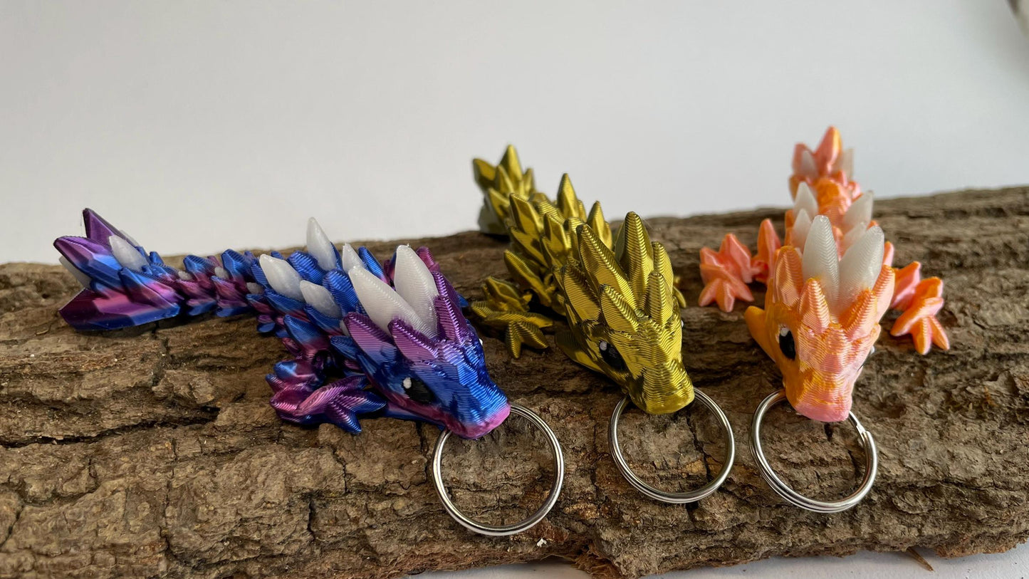 Flexi Schlüsselanhänger versch. Motive 3D Druck