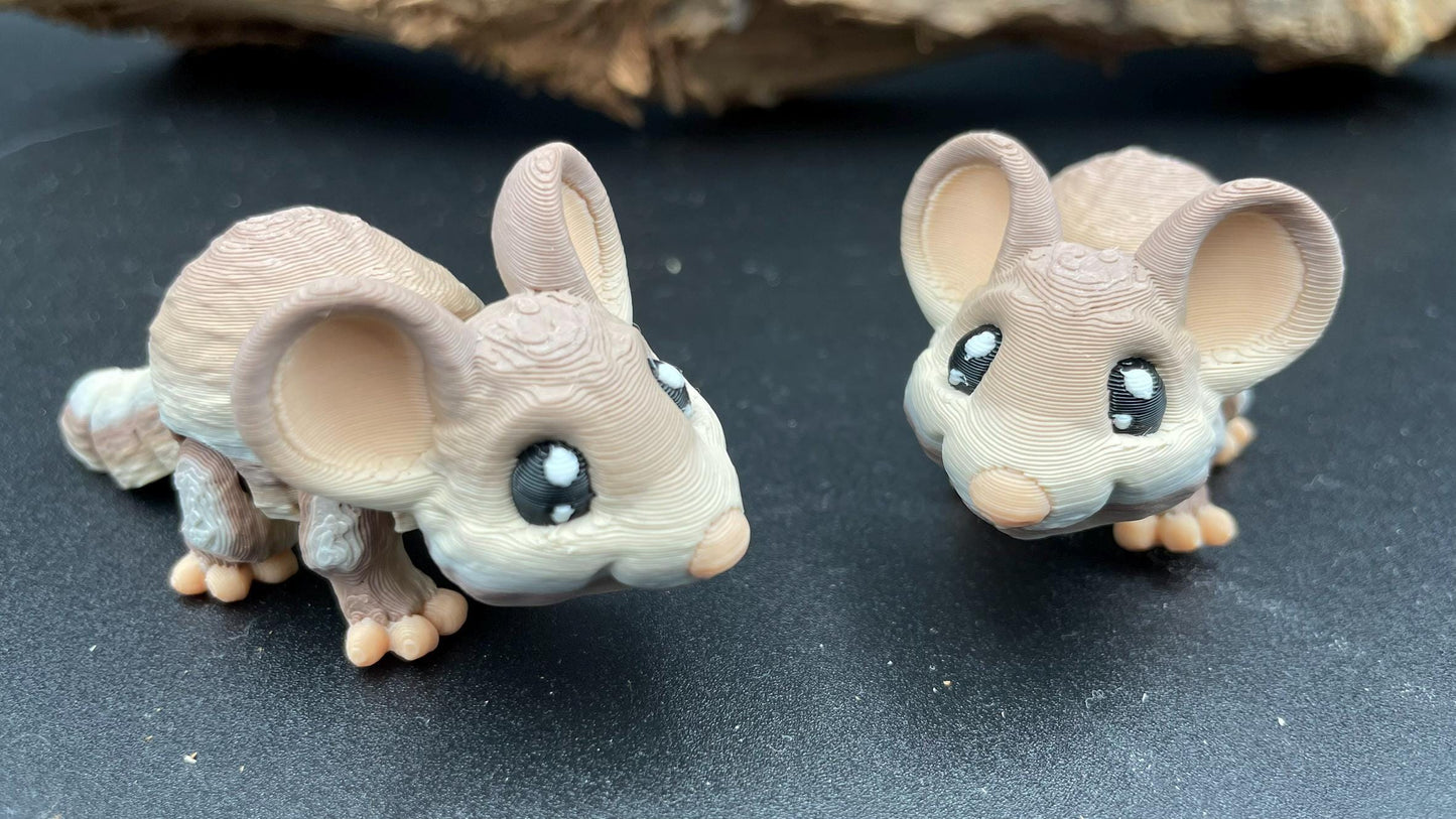 bewegliche Maus | 3D Druck Fidget Flexi