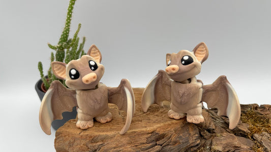 bewegliche Fledermaus | 3D Druck Fidget Flexi