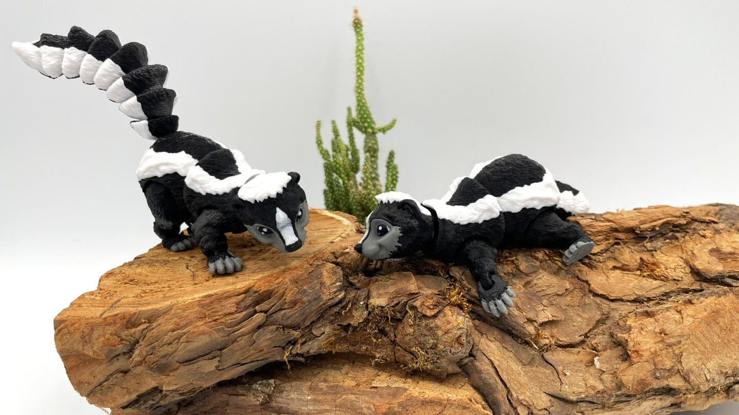 Flexi Stinktier – Bewegliche 3D-gedruckte Figur | Dekoration & Sammlerstück