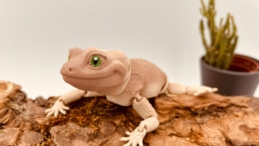 Flexi Leopardgecko – Bewegliche 3D-gedruckte Figur | Deko & Geschenk