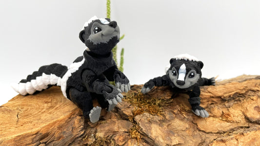 Flexi Stinktier – Bewegliche 3D-gedruckte Figur | Dekoration & Sammlerstück