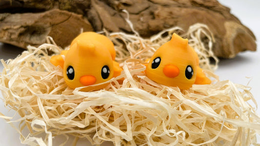 Bewegliches 3D-gedrucktes Osterküken – der perfekte Frühlingsbegleiter!