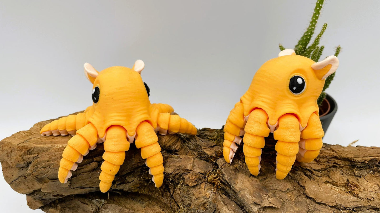 3D-gedruckter Flapjack Oktopus – Dein niedlicher Meeresbegleiter!