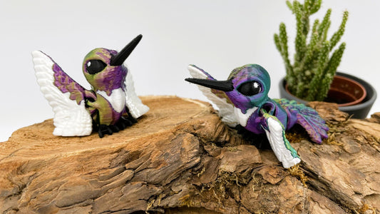 Schimmernder 3D-gedruckter Kolibri – Eleganz in faszinierenden Farben!