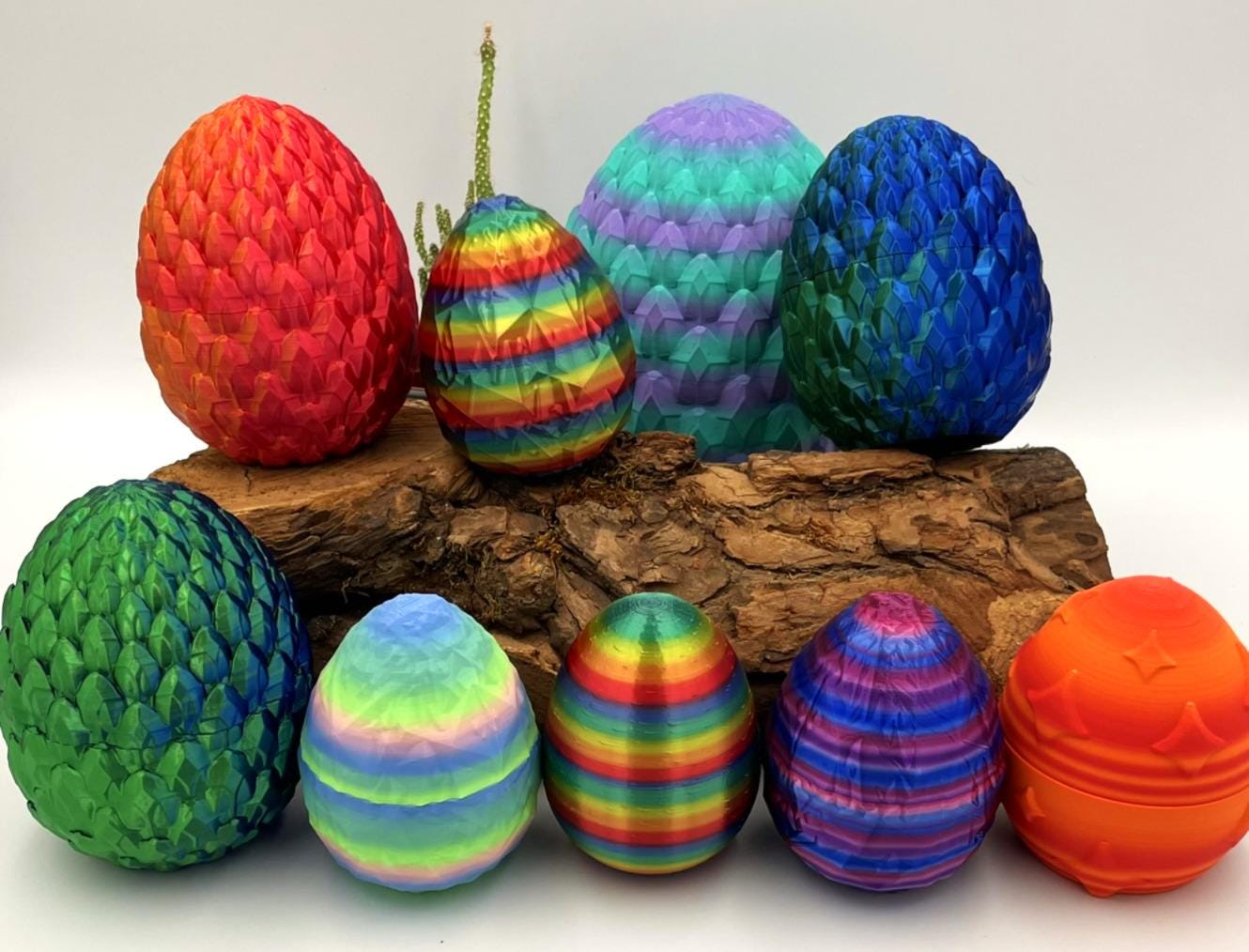 3D-gedruckter Edelstein-Drache – Beweglich & Magisch! (Optional mit Ei)
