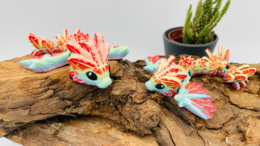 Fliegende Baby Schlange – Magische 3D-gedruckte Kreatur | Flying Serpant