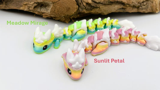 Baby Atria – Der kleine sternenklare Traumdrache– Beweglicher 3D-gedruckter Drache - verschiedene Farben