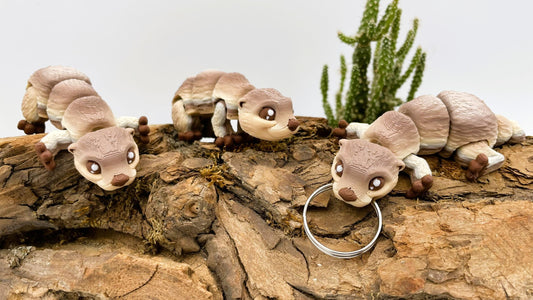 Süßer Otter aus dem 3D-Drucker – flexibel - auch als Schlüsselanhänger