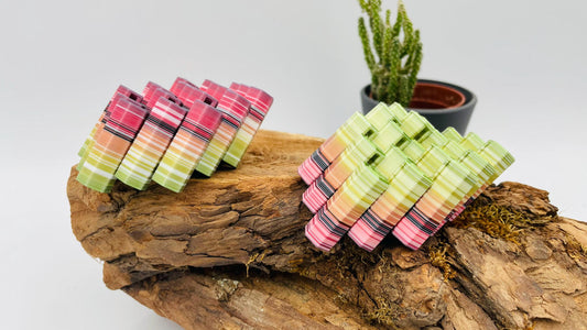 StrataStack Hex – Sanfter Fidget in Hexagon-Form für konzentriertes Arbeiten - Anti-Stress, Fidget | 3D Druck