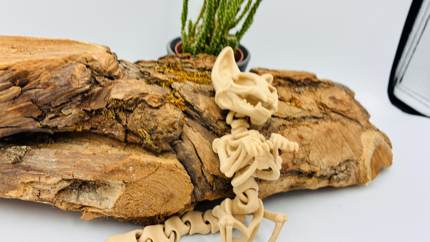 3D-gedrucktes Katzen-Skelett – Dekoration mit Geschichte & Bedeutung