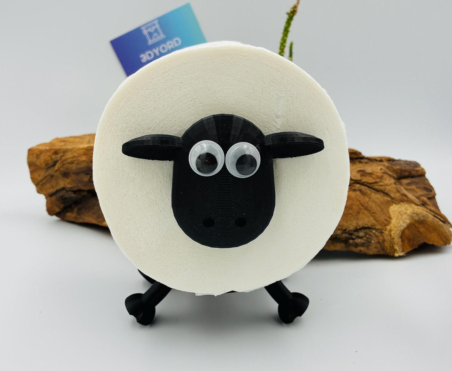 Lustiger Schaf-Klopapierhalter – 3D gedruckt – Badezimmer Dekoration, WC Ersatzrollenhalter