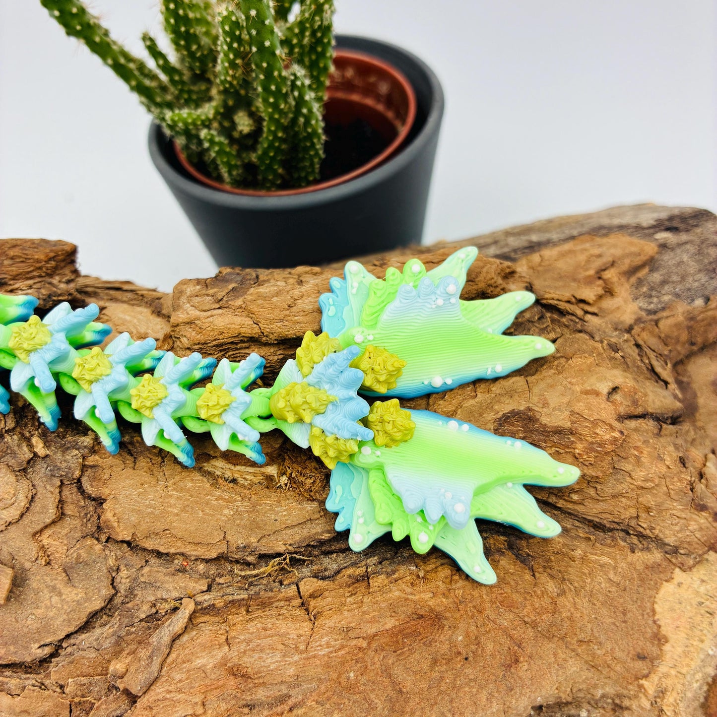 Beweglicher Baby Ocean Drache | 3D Druck Drache | Flexi Dragon | Fantasy Figur | Drachen Geschenk | Fidget Spielzeug | Deko