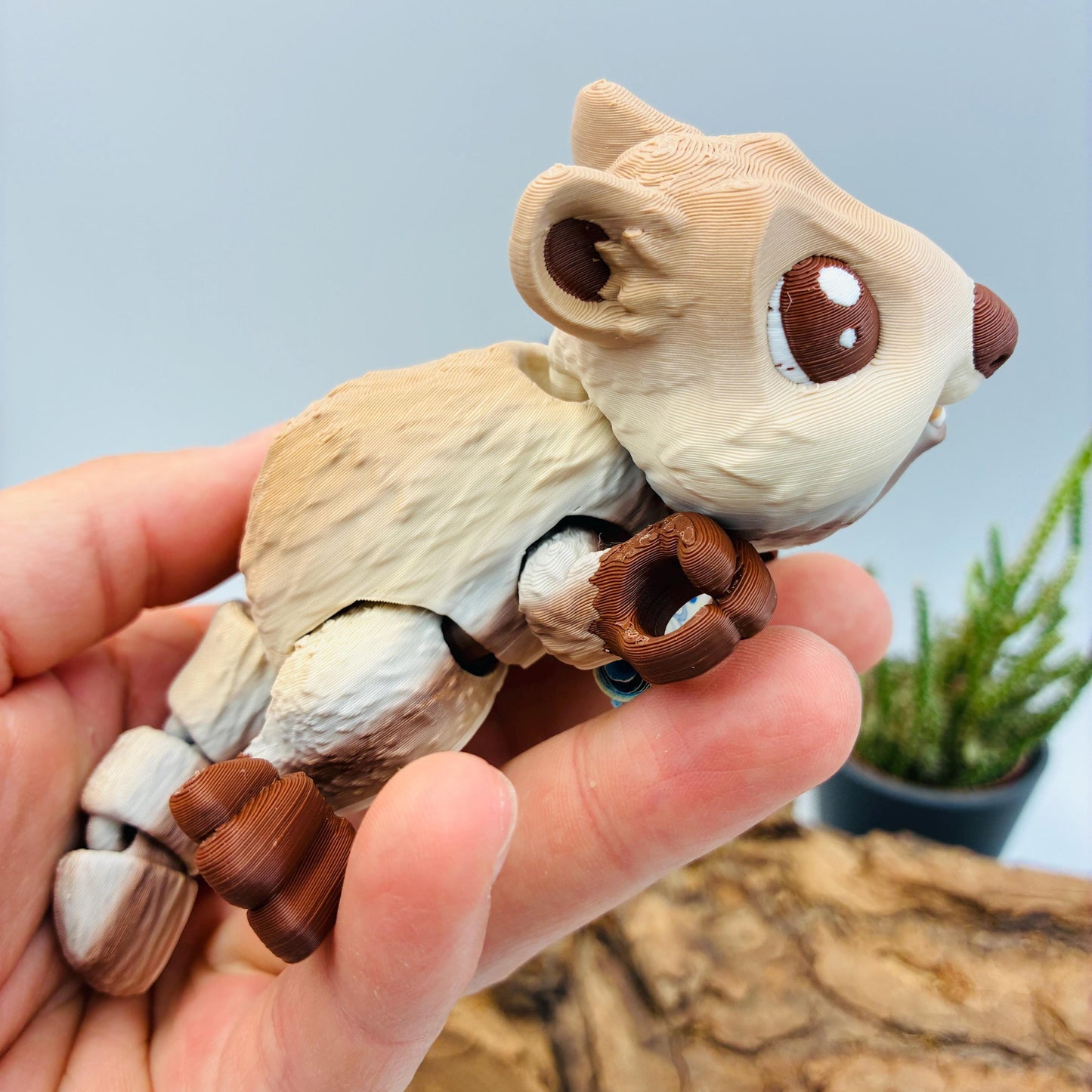 3D gedrucktes bewegliches Quokka | Süßes Flexi Tier mit Geldhalter | Originelles Geldgeschenk Hochzeit Taufe Geburtstag | Quokka Figur