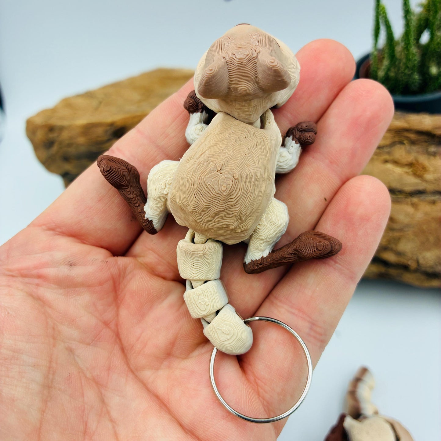 Bewegliches Baby Quokka | 3D Druck Quokka | Süße Tierfigur | Flexi Quokka | Schlüsselanhänger | Geschenk | Kawaii Deko