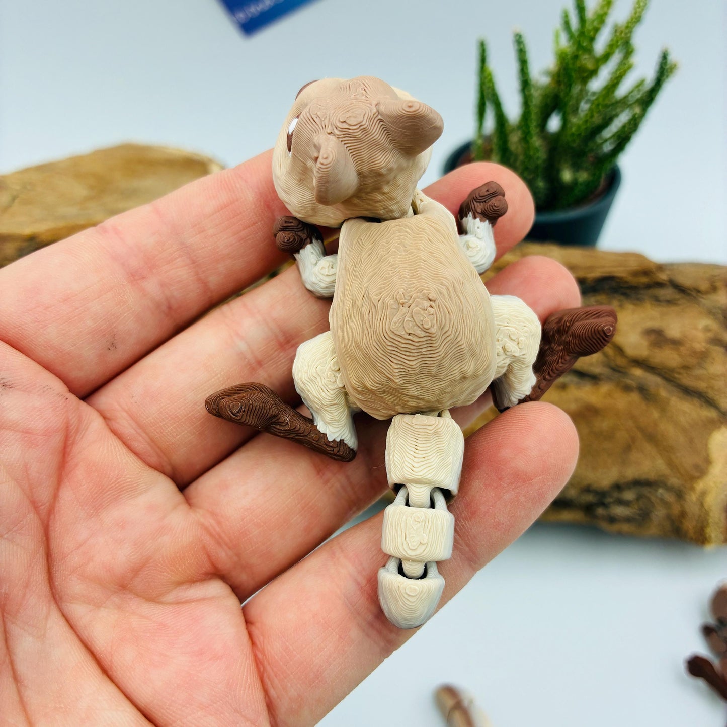 Bewegliches Baby Quokka | 3D Druck Quokka | Süße Tierfigur | Flexi Quokka | Schlüsselanhänger | Geschenk | Kawaii Deko
