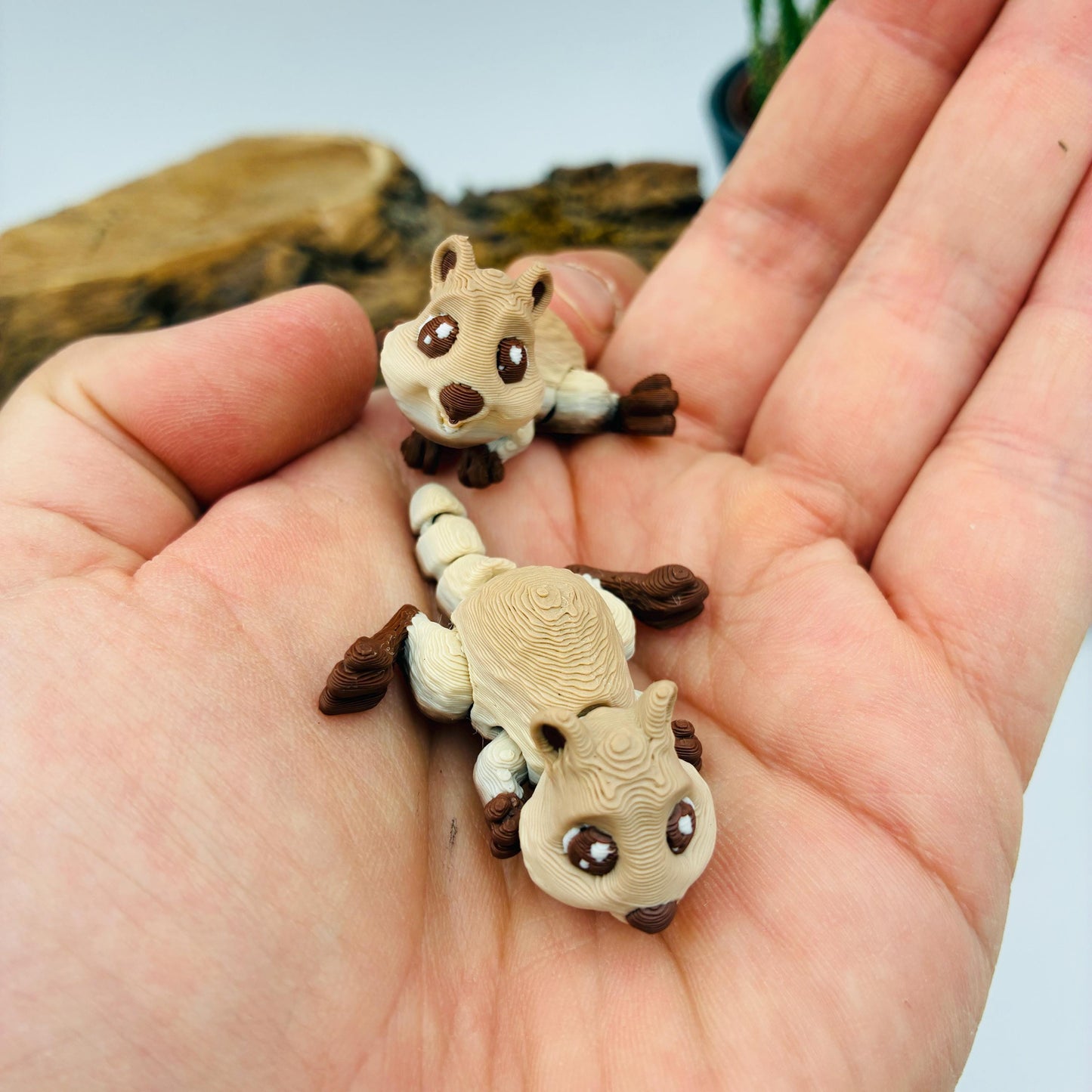 Bewegliches Baby Quokka | 3D Druck Quokka | Süße Tierfigur | Flexi Quokka | Schlüsselanhänger | Geschenk | Kawaii Deko