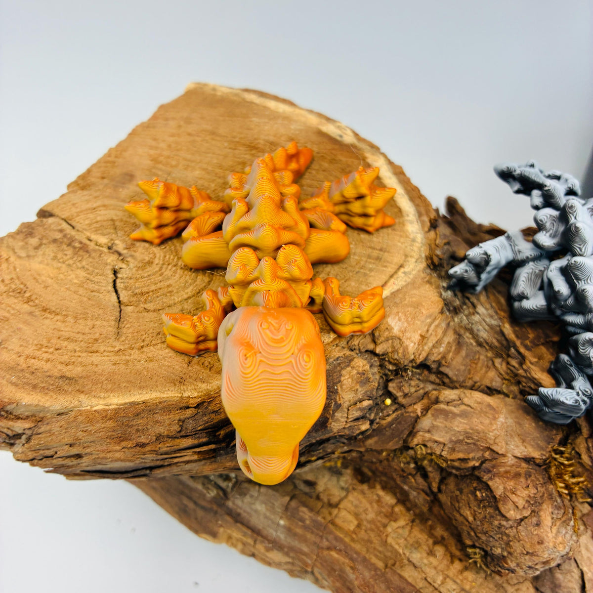 Mini-Dinosaurier-Skelett – 3D-gedruckt | Beweglich | Optional nachtleuchtend